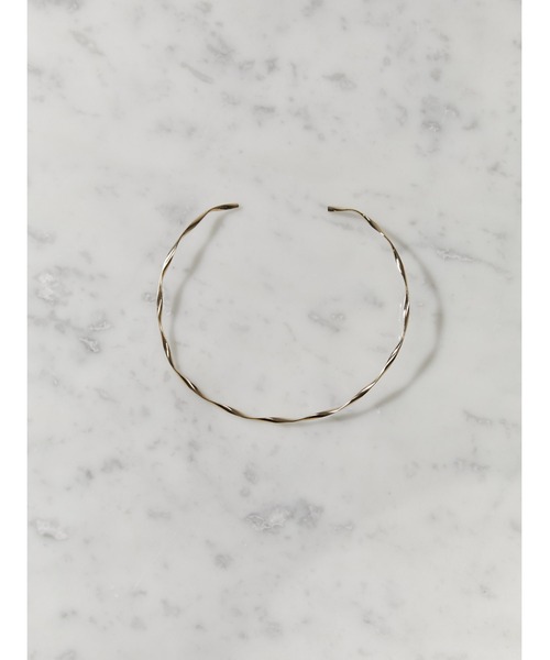 TONAL（トーナル）の「ツイストメタルチョーカー（チョーカー・レディース・シルバー/ゴールド・FREE）」の2枚目の写真