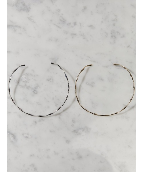 TONAL（トーナル）の「ツイストメタルチョーカー（チョーカー・レディース・シルバー/ゴールド・FREE）」の4枚目の写真