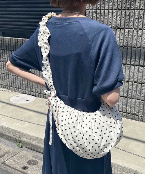 セール】ドットクシュクシュショルダーバッグ（ショルダーバッグ