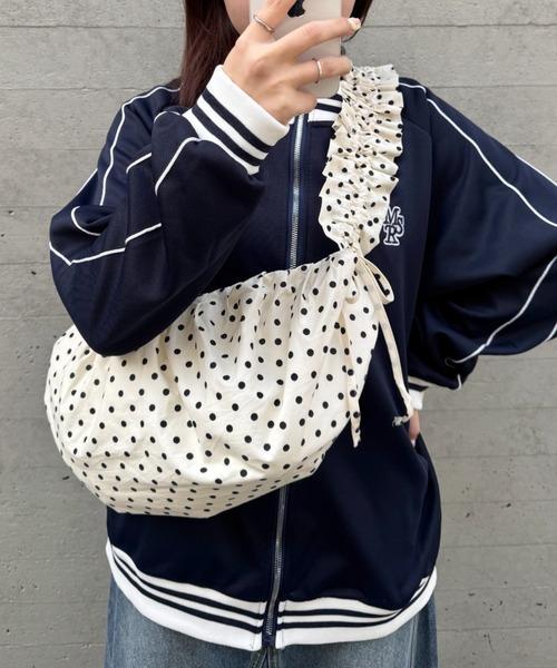 SOLLON.（ソルロン）の「ドットクシュクシュショルダーバッグ（ショルダーバッグ・レディース・ブラック/アイボリー/ホワイト・FREE）」の20枚目の写真