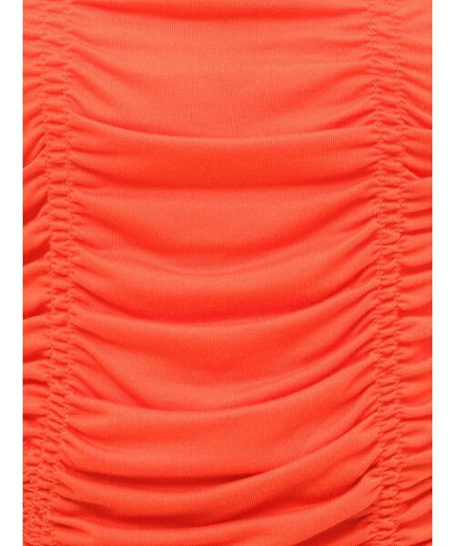 MURUA（ムルーア）の「ランダムシャーリングトップス（Tシャツ/カットソー・レディース・オレンジ/ブラック・FREE）」の5枚目の写真