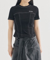 JOHN LAWRENCE SULLIVAN | 【JOHN LAWRENCE SULLIVAN/ジョンローレンスサリバン《STUDIOUS別注》ジャージービスチェTシャツ(Tシャツ/カットソー)