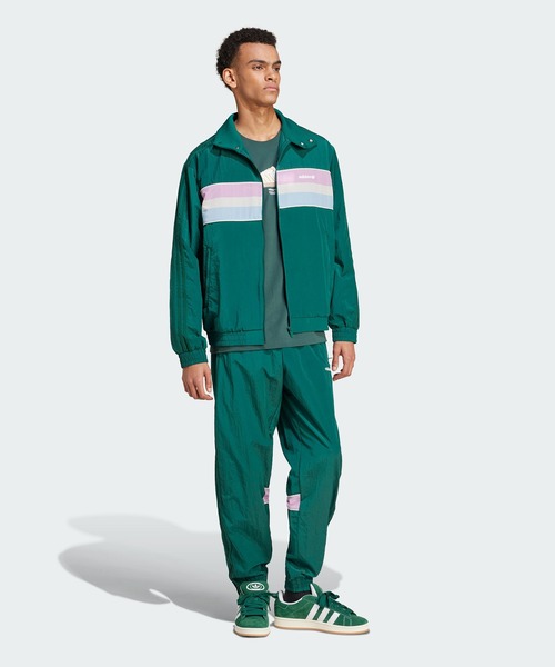 adidas（アディダス）の「'80s ウーブントラックパンツ / アディダスオリジナルス adidas Originals（スウェットパンツ・メンズ・グリーン・MEDIUM/SMALL/3XL/X-SMALL/XX-LARGE/X-LARGE/LARGE）」の5枚目の写真