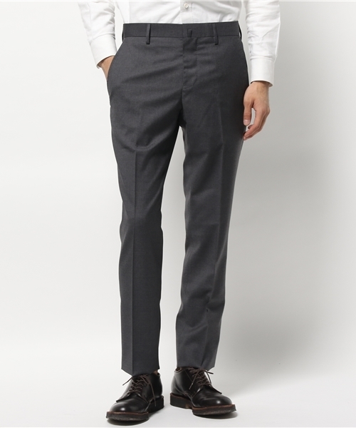 Equipage（エキパージュ）の「EQUIPAGE/エキュパージュ  WOOL TROUSER SUP                （その他パンツ・メンズ・チャコールグレー/グレー・44/48/46）」の2枚目の写真