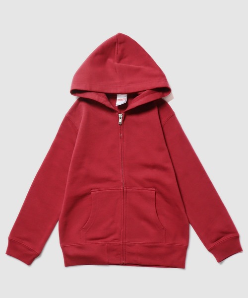 United Athle(ユナイテッドアスレ)の「10.0oz スウェット 裏毛フルジップパーカー フーディー(パーカー・キッズ・ダークブラウン/ベージュ/ネイビー/チャコール/オリーブ/ブラック/グレー/ロイヤルブルー/パープル/グリーン/バーガンディー・150/130/110)」の11枚目の写真