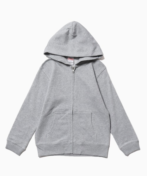 United Athle(ユナイテッドアスレ)の「10.0oz スウェット 裏毛フルジップパーカー フーディー(パーカー・キッズ・ダークブラウン/ベージュ/ネイビー/チャコール/オリーブ/ブラック/グレー/ロイヤルブルー/パープル/グリーン/バーガンディー・150/130/110)」の1枚目の写真