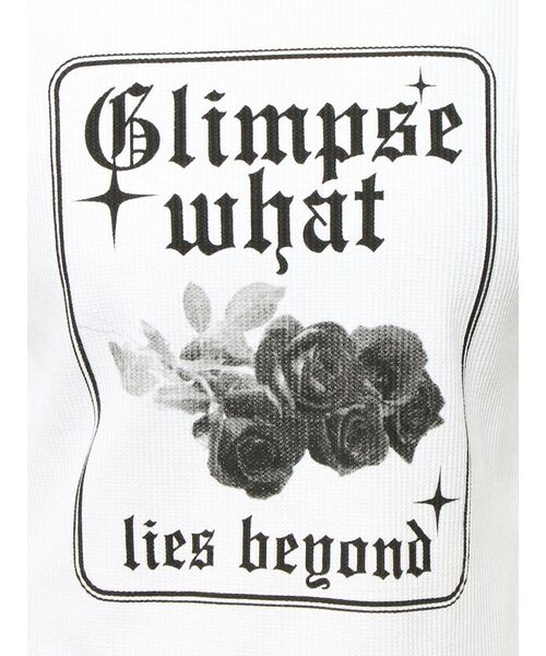 jouetie(ジュエティ)の「ワッフルフィットロンT(Tシャツ/カットソー・レディース・ブラック/オフホワイト/ブルー・MEDIUM)」の15枚目の写真