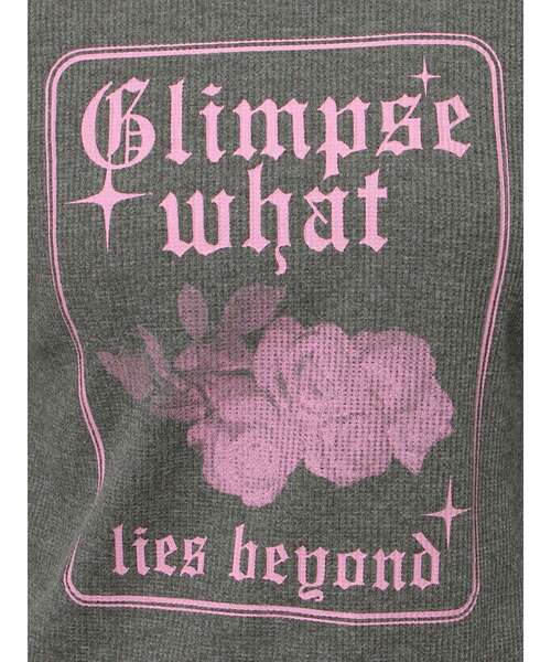 jouetie(ジュエティ)の「ワッフルフィットロンT(Tシャツ/カットソー・レディース・ブラック/オフホワイト/ブルー・MEDIUM)」の16枚目の写真