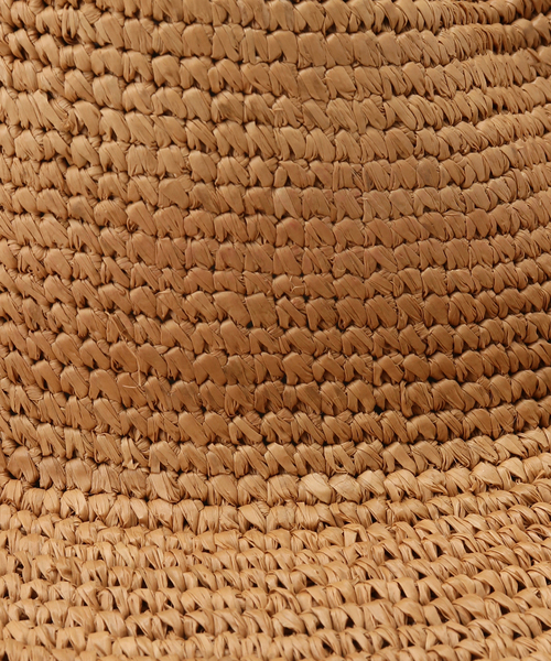 plage(プラージュ)の「RAFFIA NAKAORE ハット(ハット・レディース・ベージュ・FREE)」の8枚目の写真