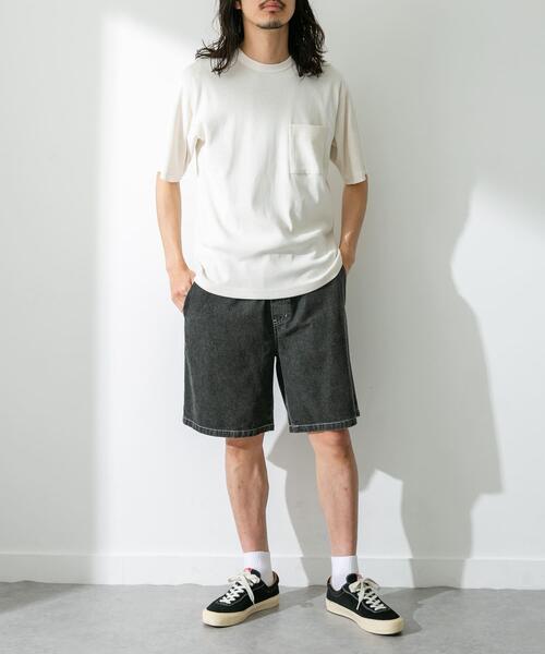 URBAN RESEARCH Sonny Label（アーバンリサーチサニーレーベル）の「UpDRIFT フライスショートスリーブTシャツ（Tシャツ/カットソー・メンズ・レッド/ブルー/オフホワイト/イエロー・LARGE/MEDIUM）」の6枚目の写真