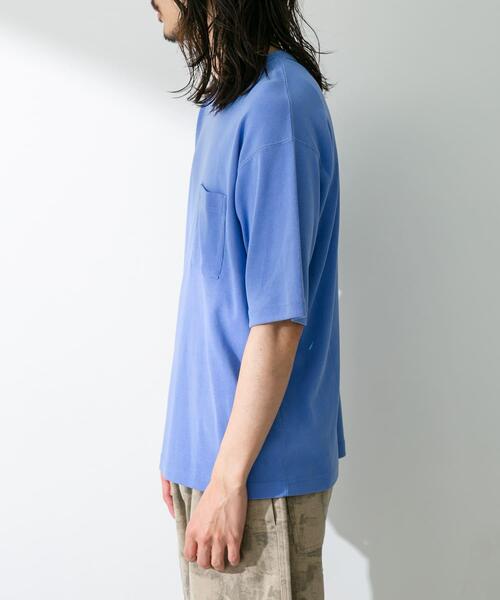 URBAN RESEARCH Sonny Label（アーバンリサーチサニーレーベル）の「UpDRIFT フライスショートスリーブTシャツ（Tシャツ/カットソー・メンズ・レッド/ブルー/オフホワイト/イエロー・LARGE/MEDIUM）」の13枚目の写真