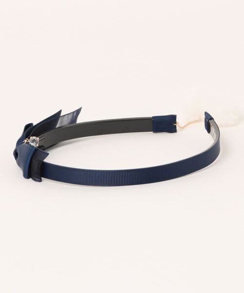 KP DECO（ケーピーデコ）の「ぼん天付きリボンカチューシャ（カチューシャ・キッズ・オフホワイト/ピンク/ネイビー・FREE）」の10枚目の写真