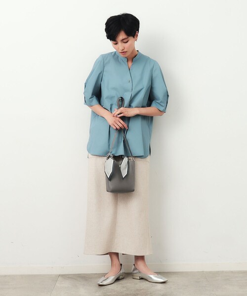 OPAQUE.CLIP（オペークドットクリップ）の「◆長さ調整可能！千鳥柄スカーフ付き合皮ミニショルダーバッグ（ショルダーバッグ・レディース・ブラウン系その他/ボルドー/ブラック/チャコールグレー・00）」の17枚目の写真