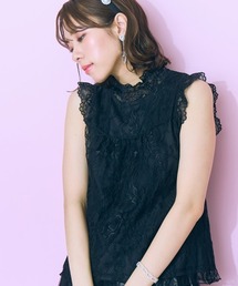 marun | ＜大きいサイズ＞ レースタンクトップ marun(タンクトップ)