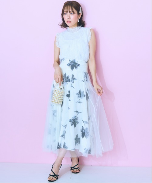 marun（マルン）の「＜大きいサイズ＞ レースタンクトップ marun（タンクトップ・レディース・ブラック/オフホワイト・5L/4L/3L/LL/L）」の22枚目の写真