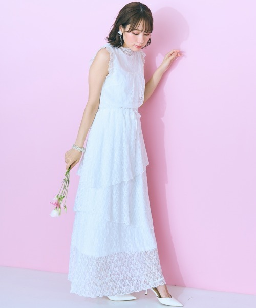 marun（マルン）の「＜大きいサイズ＞ レースタンクトップ marun（タンクトップ・レディース・ブラック/オフホワイト・5L/4L/3L/LL/L）」の16枚目の写真