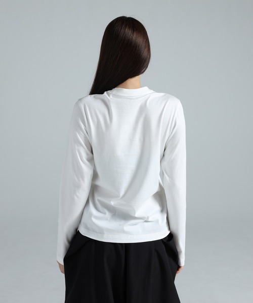Y-3(ワイスリー)の「W REG LS TEE(Tシャツ/カットソー・レディース・ホワイト・SMALL/MEDIUM/X-SMALL)」の2枚目の写真