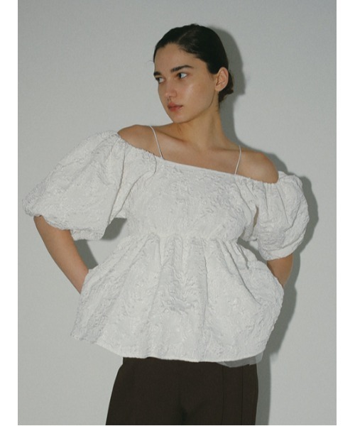 AMAIL(アマイル)の「Poco flare 2way cloth(その他トップス・レディース・ホワイト/ブラック・FREE)」の10枚目の写真