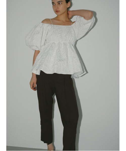 AMAIL(アマイル)の「Poco flare 2way cloth(その他トップス・レディース・ホワイト/ブラック・FREE)」の8枚目の写真
