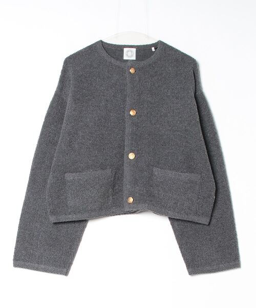 ORCIVAL ロングニットカーディガン フード付き 極美品 グレージュ osharewalker ニットカーディガン レディース 羽織 トップス V