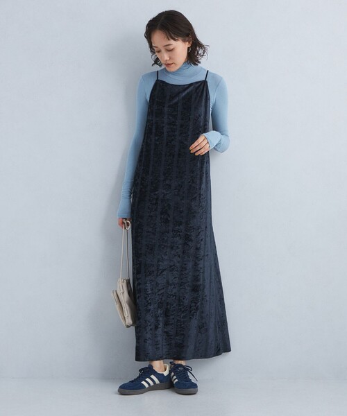 【セール】【別注】＜Robert P. Miller＞ベロア キャミソールワンピース（ワンピース）｜MILLER（ミラー）