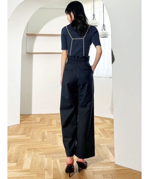 RESEXXY（リゼクシー）の「パールサスペンダーパンツ（その他パンツ・レディース・ブラック/チャコールグレー/ベージュ・FREE）」の18枚目の写真