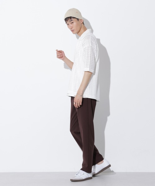 Apo(s)ture(アポスチャー)の「KYLE-001/TRスリムパンツ(スラックス・メンズ・グレー/ブラウン/ベージュ/ブラック・XS/S/M/L/XL)」の16枚目の写真