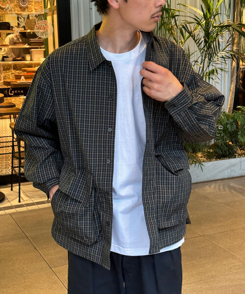 CIAOPANIC(チャオパニック)の「BIGポケットチェックシャツ(シャツ/ブラウス・メンズ・ブラック/ブラック系その他2/ブラック系その他・MEDIUM/LARGE)」の4枚目の写真