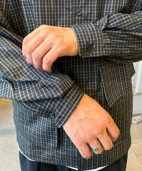 CIAOPANIC(チャオパニック)の「BIGポケットチェックシャツ(シャツ/ブラウス・メンズ・ブラック/ブラック系その他2/ブラック系その他・MEDIUM/LARGE)」の15枚目の写真