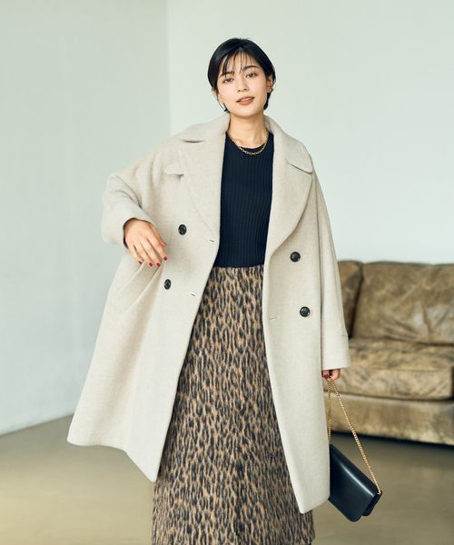 Ticca テントコートグレーC 新品タグ付き