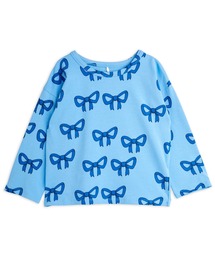 Mini Rodini（ミニロディーニ）の「mini rodini / リボン柄長袖Tシャツ（Tシャツ/カットソー・キッズ）」