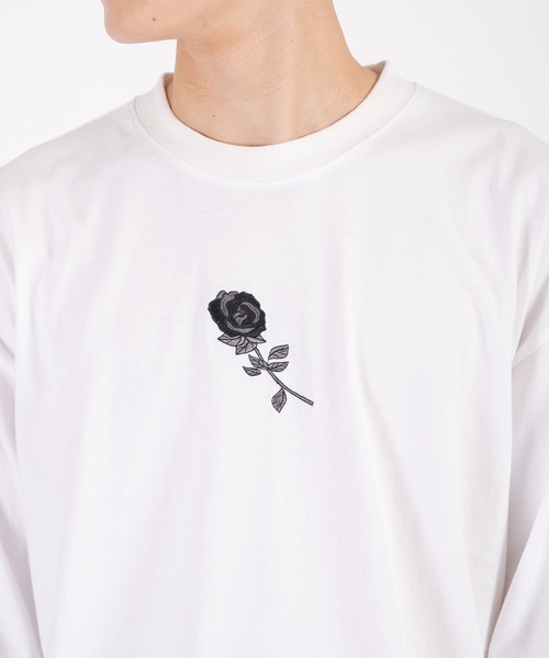 REGIEVO(レジエボ)の「【REGIEVO】 クラッシュロング丈 ロンTee ロングスリーブ(Tシャツ/カットソー・メンズ・ホワイト系その他/ブラック/オフホワイト/ブラック系その他・LARGE/MEDIUM)」の10枚目の写真