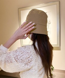 M2SUQARED（エムツースクエア）の「【M2SUQARED/エムツースクエア】ベーシック キャンバス コットン バケットハット（ハット）」