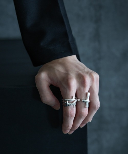 HARE（ハレ）の「【UNDERGROUND MODE】クロスリング(HARE)（リング・メンズ・シルバー・FREE）」の7枚目の写真