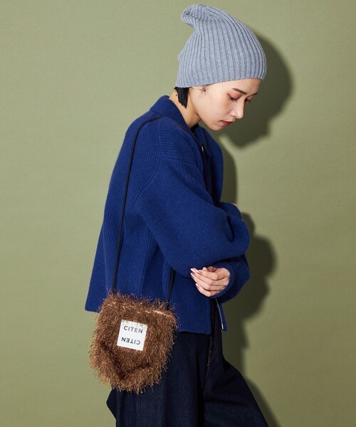 CITEN(シテン)の「<CITEN>フリンジラウンドショルダー(ショルダーバッグ・レディース・ライトブルー/ブラック/オレンジ/ダークブラウン/ホワイト・FREE)」の8枚目の写真