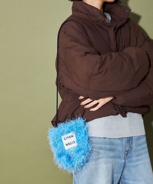 CITEN(シテン)の「<CITEN>フリンジラウンドショルダー(ショルダーバッグ・レディース・ライトブルー/ブラック/オレンジ/ダークブラウン/ホワイト・FREE)」の11枚目の写真