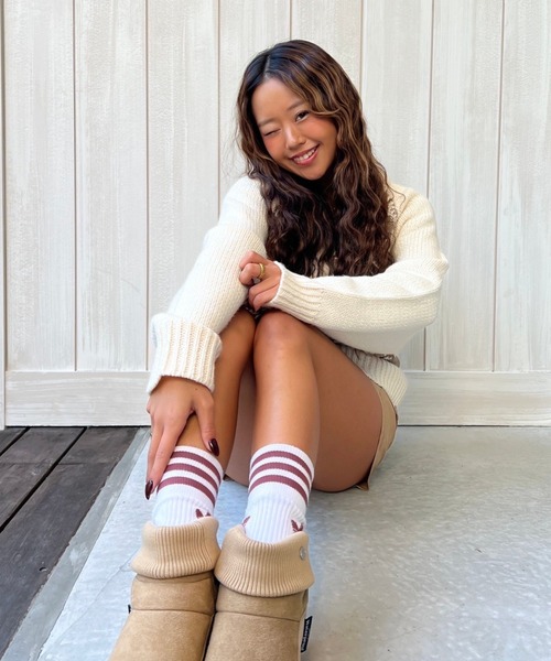 セール】SINKING INTO YOUR CH/ロキシーカウチンセーター