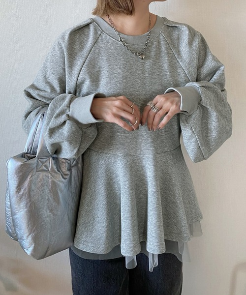 yukiemon コラージュペタペタスウェット LOGOスウェット/スウェット（スウェット）｜ZUCCa（ズッカ）の