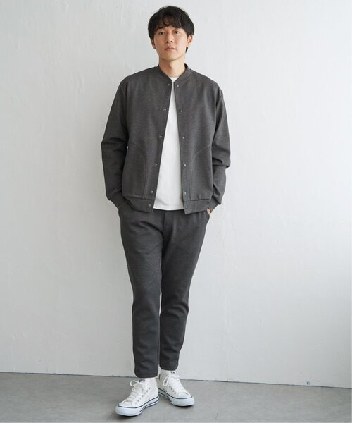 ikka(イッカ)の「【セットアップ対応】テックストレッチテーパードパンツ(その他パンツ・メンズ・ブラック/オリーブ/スモークグレー・S/M/L/XL)」の6枚目の写真