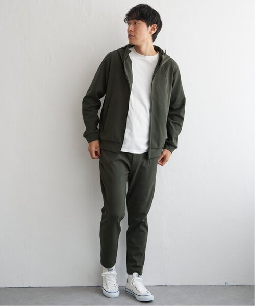 ikka(イッカ)の「【セットアップ対応】テックストレッチテーパードパンツ(その他パンツ・メンズ・ブラック/オリーブ/スモークグレー・S/M/L/XL)」の9枚目の写真