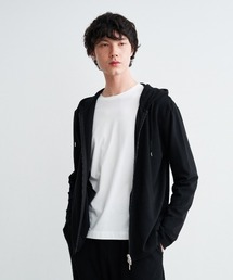 three dots（スリードッツ）の「コンパクトパイル フーディ（パーカー）」