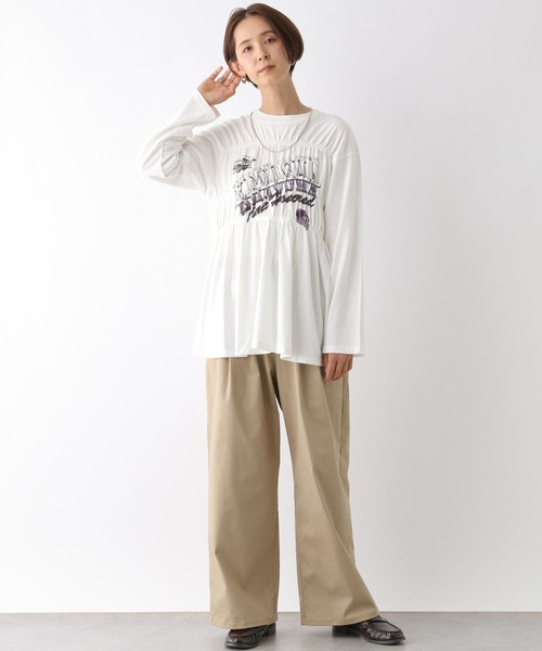 セール】シャーリングロゴロンT 150325（Tシャツ/カットソー）｜LEPSIM