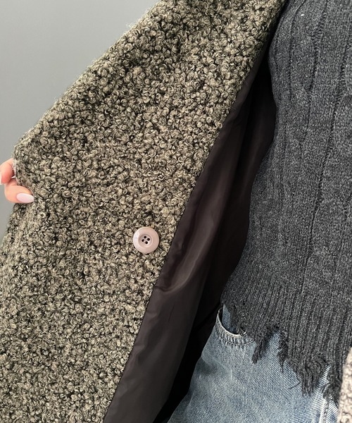 セール】【mily bilet】コーデを格上げする優秀アウター。ブークレー