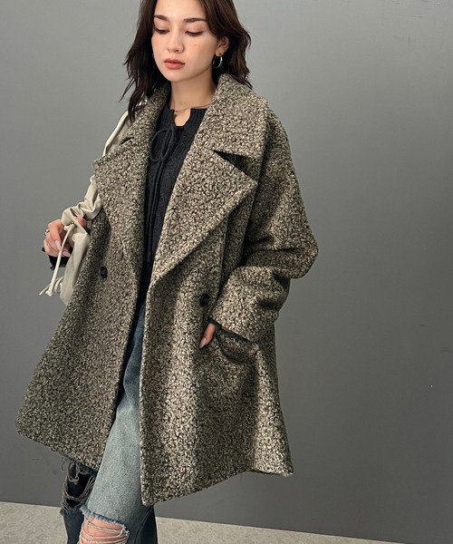 セール】【mily bilet】コーデを格上げする優秀アウター。ブークレー