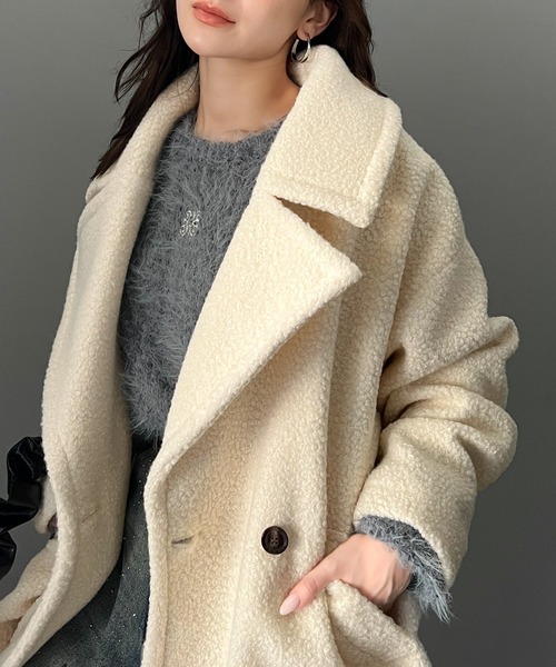 セール】【mily bilet】コーデを格上げする優秀アウター。ブークレー