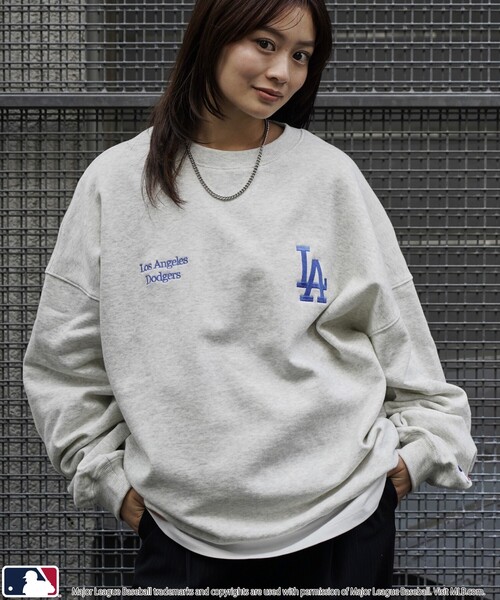MLB(メジャーリーグベースボール)の「MLB/メジャーリーグベースボール MLB 別注ボースサイドロゴスウェット(限定展開)(スウェット・メンズ・ブラック系その他/ブラック系その他2/グレー系その他/グレー系その他2/ネイビー/ブラウン・SMALL/MEDIUM/LARGE)」の8枚目の写真