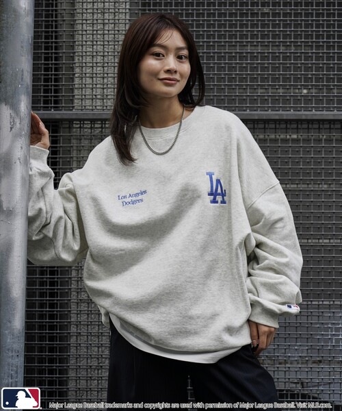 MLB(メジャーリーグベースボール)の「MLB/メジャーリーグベースボール MLB 別注ボースサイドロゴスウェット(限定展開)(スウェット・メンズ・ブラック系その他/ブラック系その他2/グレー系その他/グレー系その他2/ネイビー/ブラウン・SMALL/MEDIUM/LARGE)」の12枚目の写真