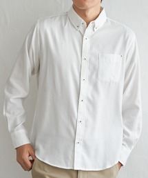 ikka（イッカ）の「イージーケアフランネル無地シャツ（シャツ/ブラウス・メンズ）」