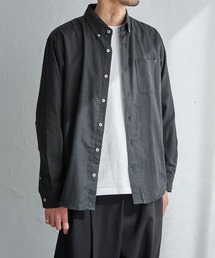 ikka | 【雑誌MonoMax12月号掲載】イージーケアフランネル無地シャツ(シャツ/ブラウス)