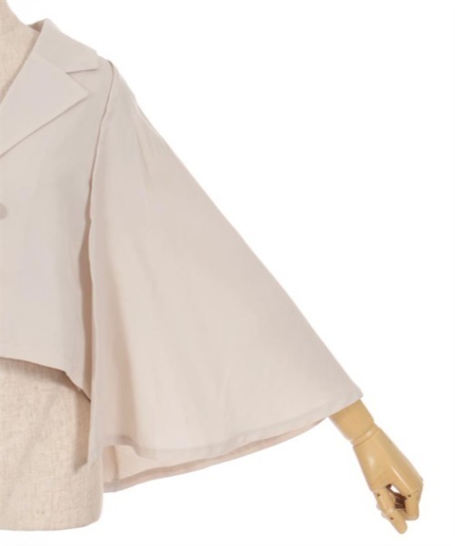 axes femme(アクシーズファム)の「マント風ケープジャケット(テーラードジャケット・レディース・ワイン/ブラック/ベージュ・FREE)」の15枚目の写真